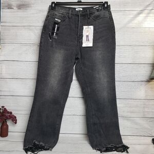 NWT Simple‎ Society Straight Super High Rise Women's Denim Jeans 9/29